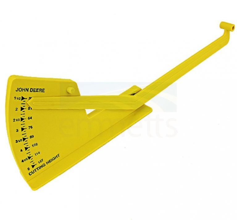 Lawn mower deck shop leveling gauge