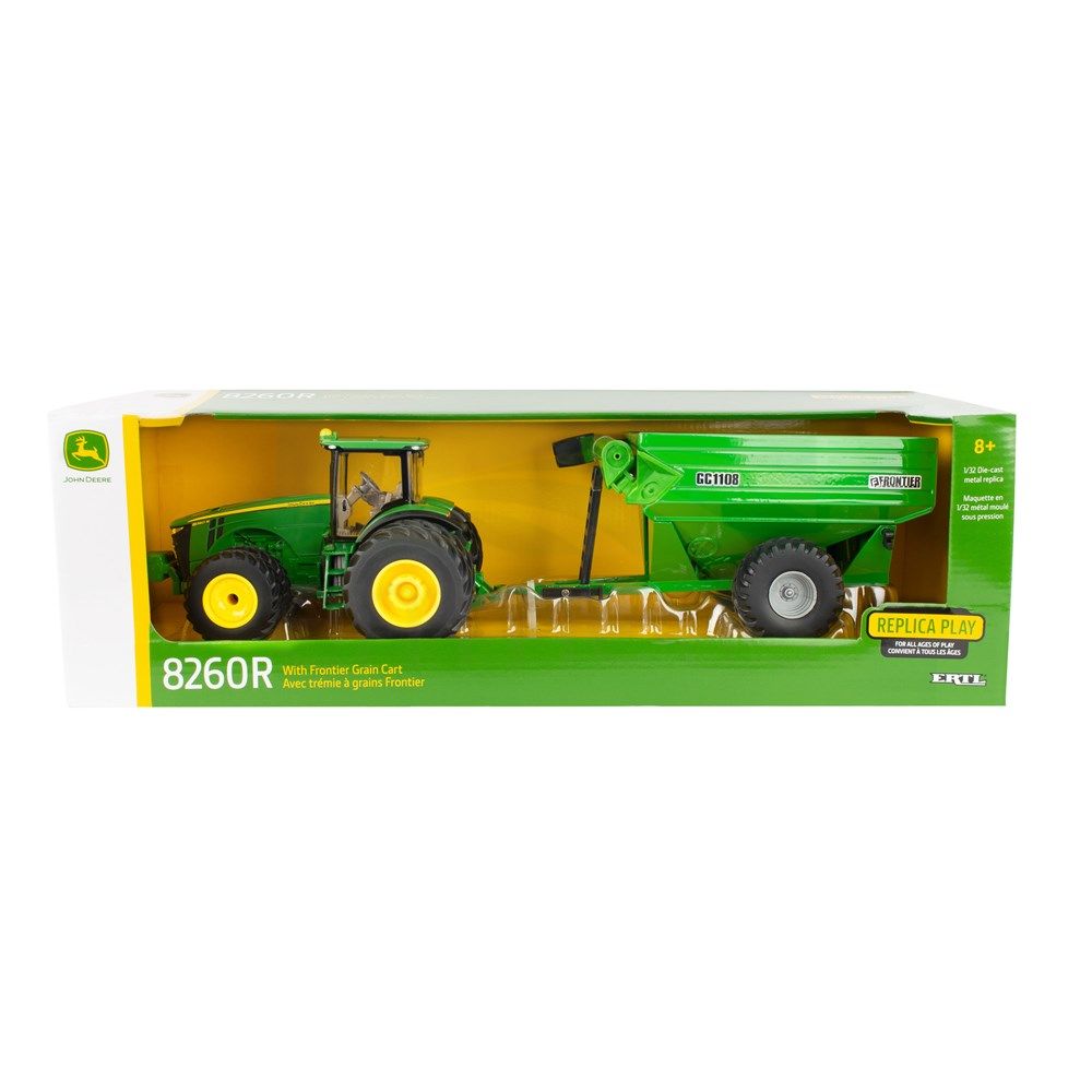 1:32 John Deere 8R Tractor with Grain Cart 45482