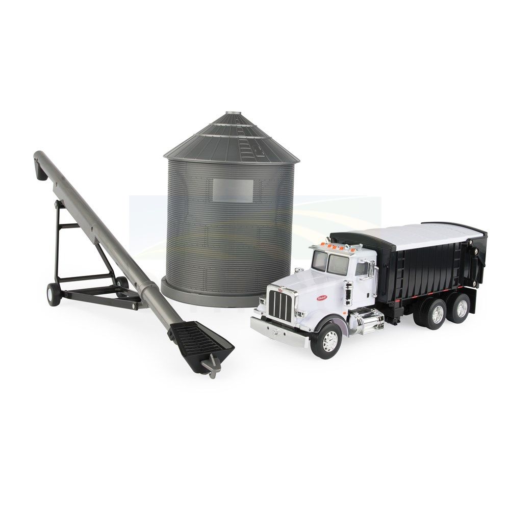 1:32 Peterbilt Model 367 Straight Truck With Grain box and Grain Bin & Grain Auger 46501