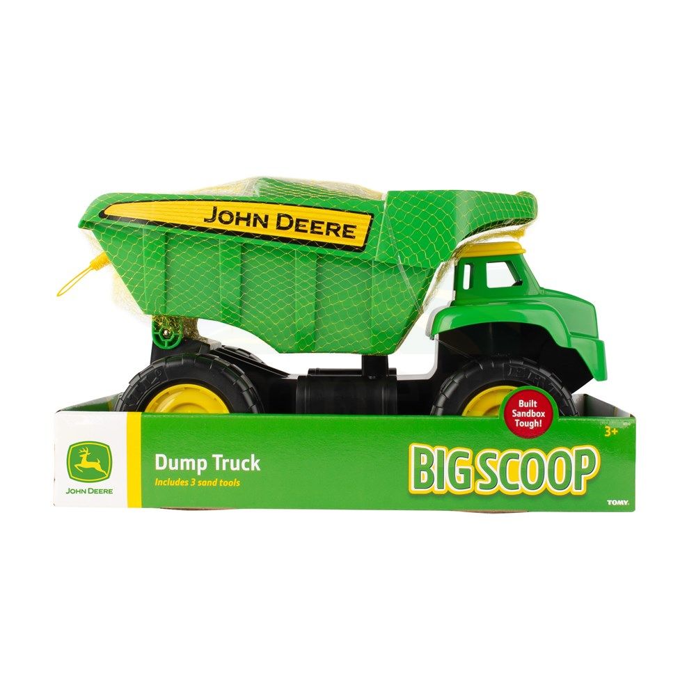 John Deere 38cm Big Scoop Dump Truck with Sand Tools 46510