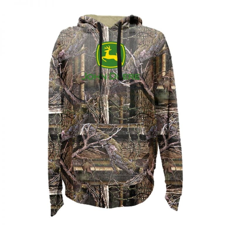Mens John Deere Camo Hoodie Large Emmetts Shop