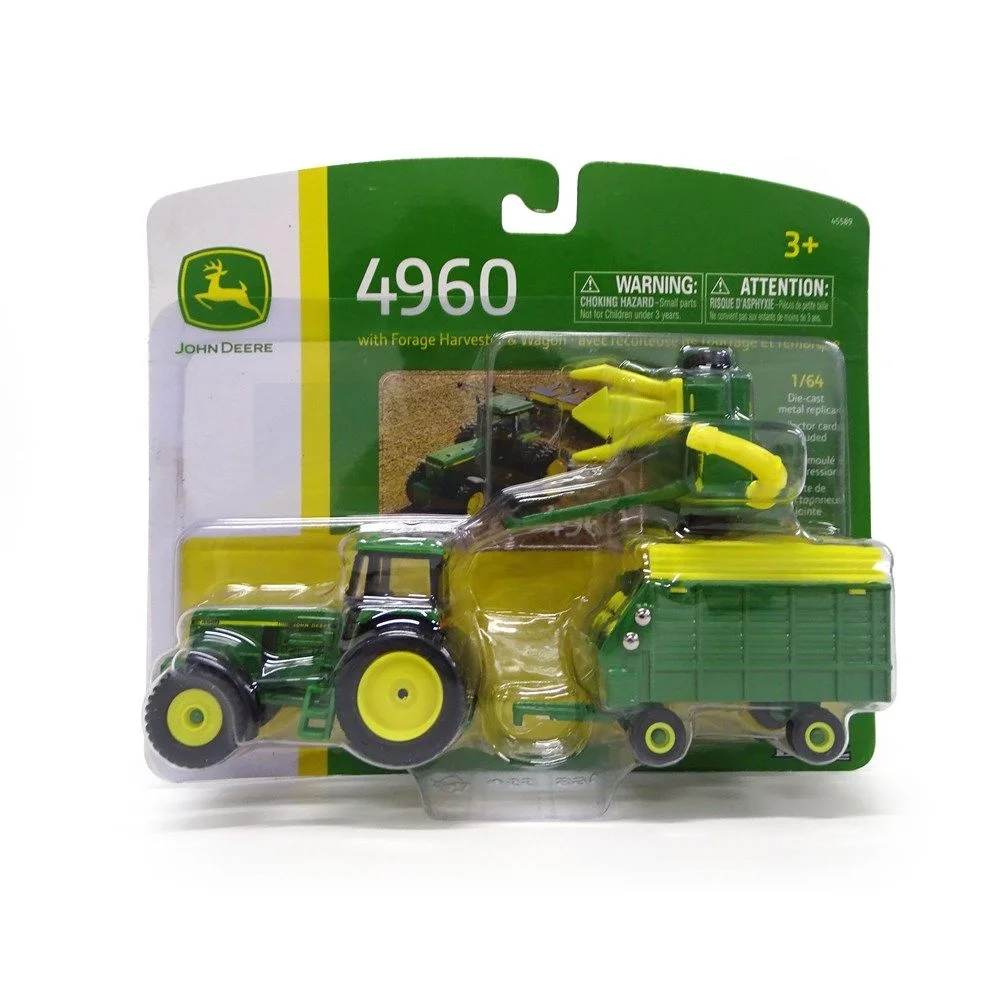 1:64 John Deere 4960 with Pull Type Forage Harvester and Wagon 45589