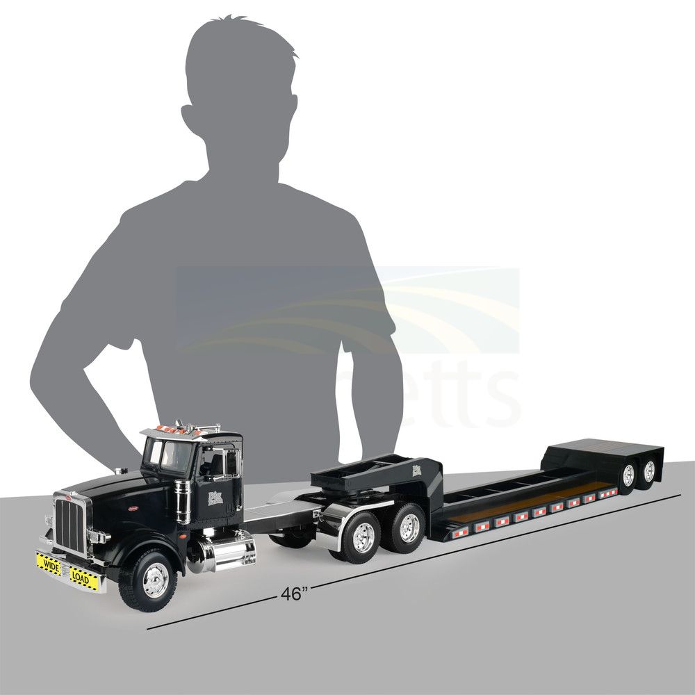 1:16 Big Farm Peterbilt Model 367 with Low Boy - Wide Load 46617