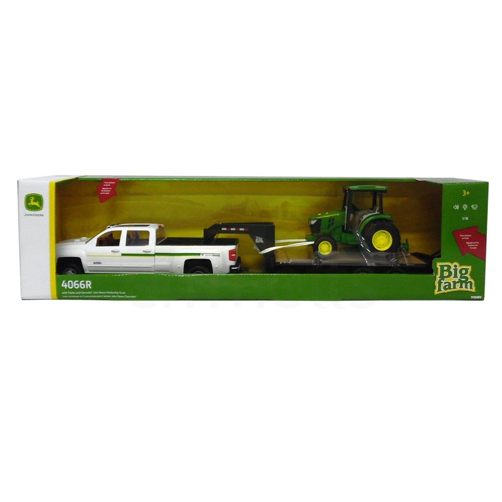1:16 Big Farm Truck, John Deere 4066R and Trailer 46788