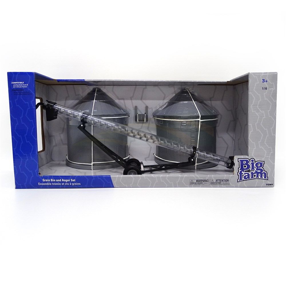 1:16 Big Farm Grain Auger and Grain Bin Set 46795