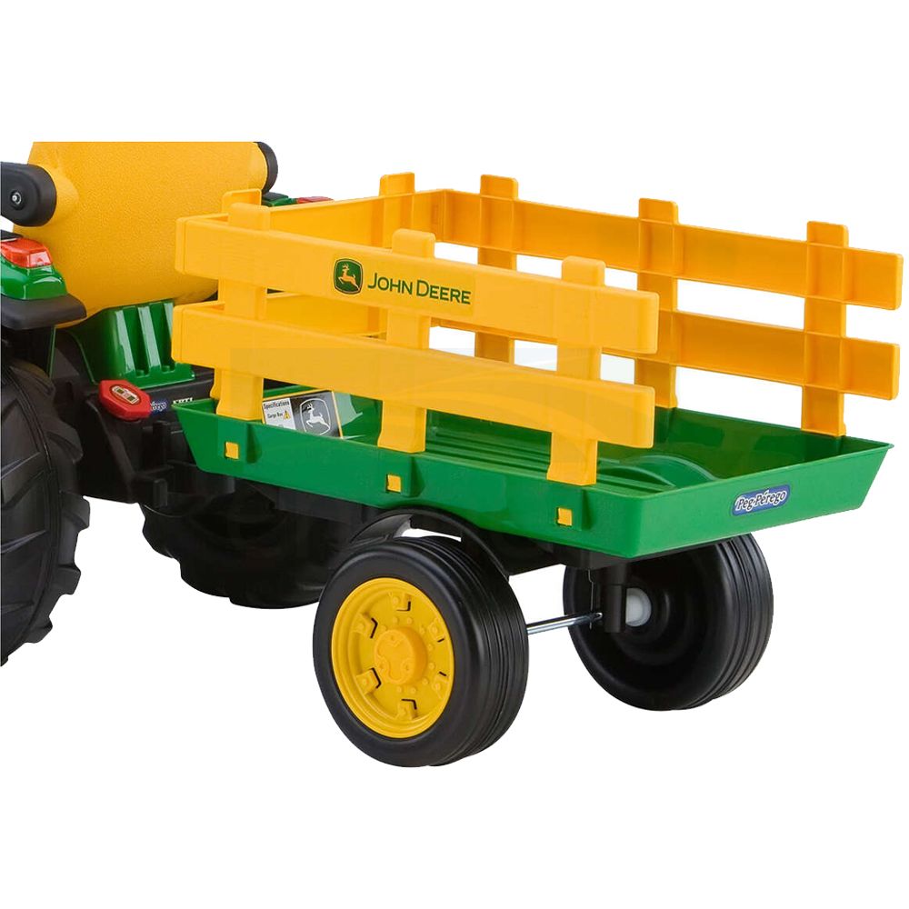 Peg Perego John Deere 12V Ground Force Tractor Stake Wagon IGOR0039 Emmetts Shop
