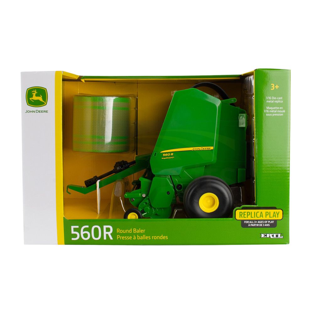 1:16 John Deere 560R Megawide HC2 Round Baler 45690