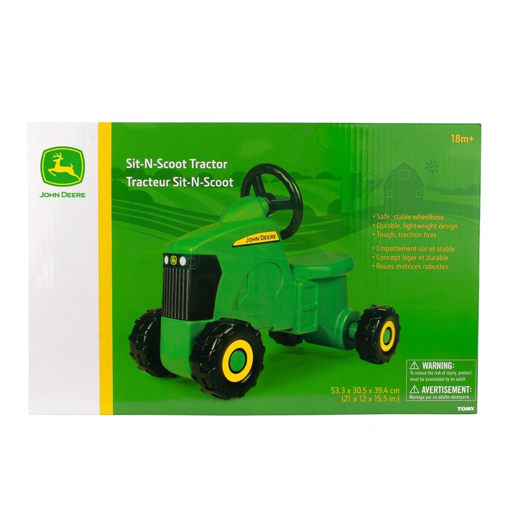 John Deere Sit-N-Scoot / Foot to Floor Ride-On Tractor 35189B