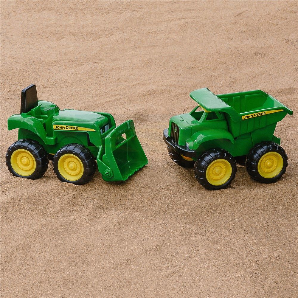 John Deere 15cm Sand Pit Vehicles Assorted 37558