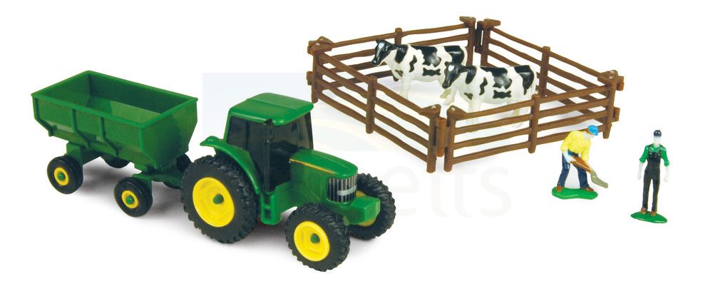 John Deere 10 Piece Mini Farm Set Assorted 37657A
