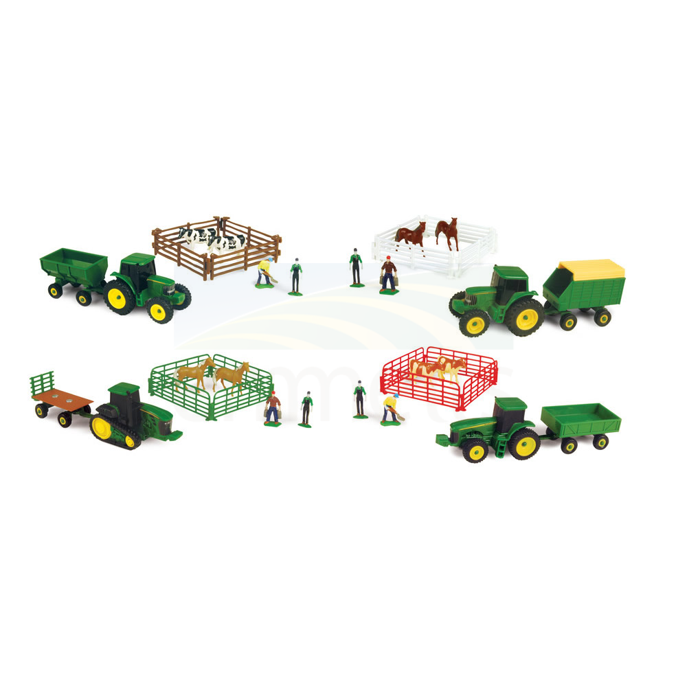 John Deere 10 Piece Mini Farm Set Assorted 37657A
