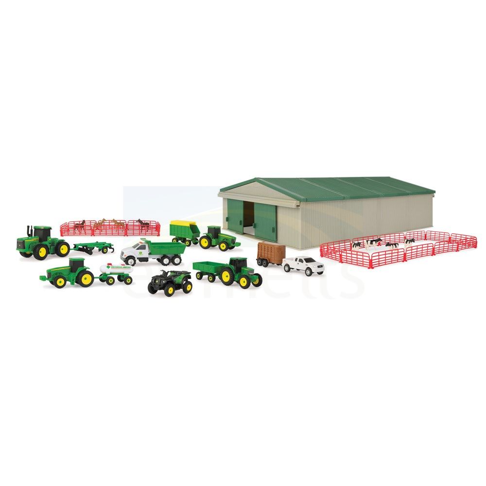 John Deere 70 Piece Mini Vehicle Value Set 46276
