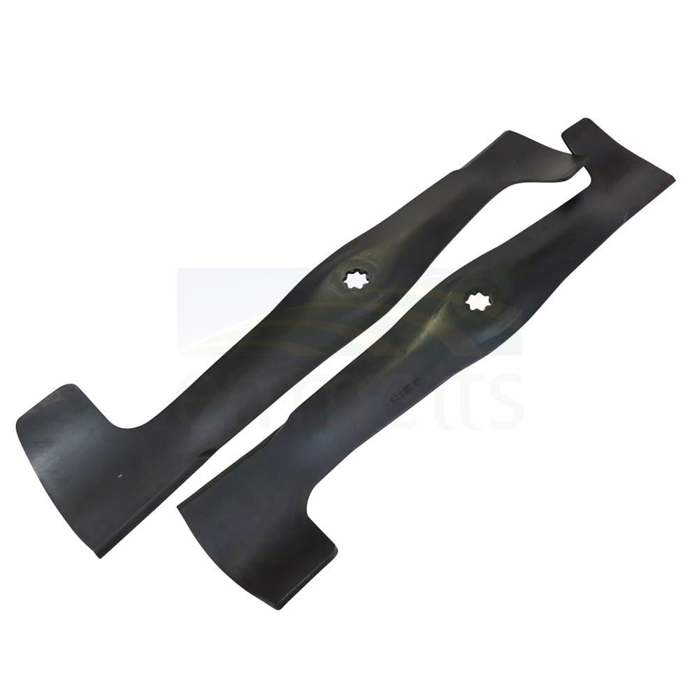 thumbnail image 2 of XHT Set Of 3-50” Mower Blades For John Deere 300 Series – Fits AM39966, AM106634 – Made In USA 2 of 5