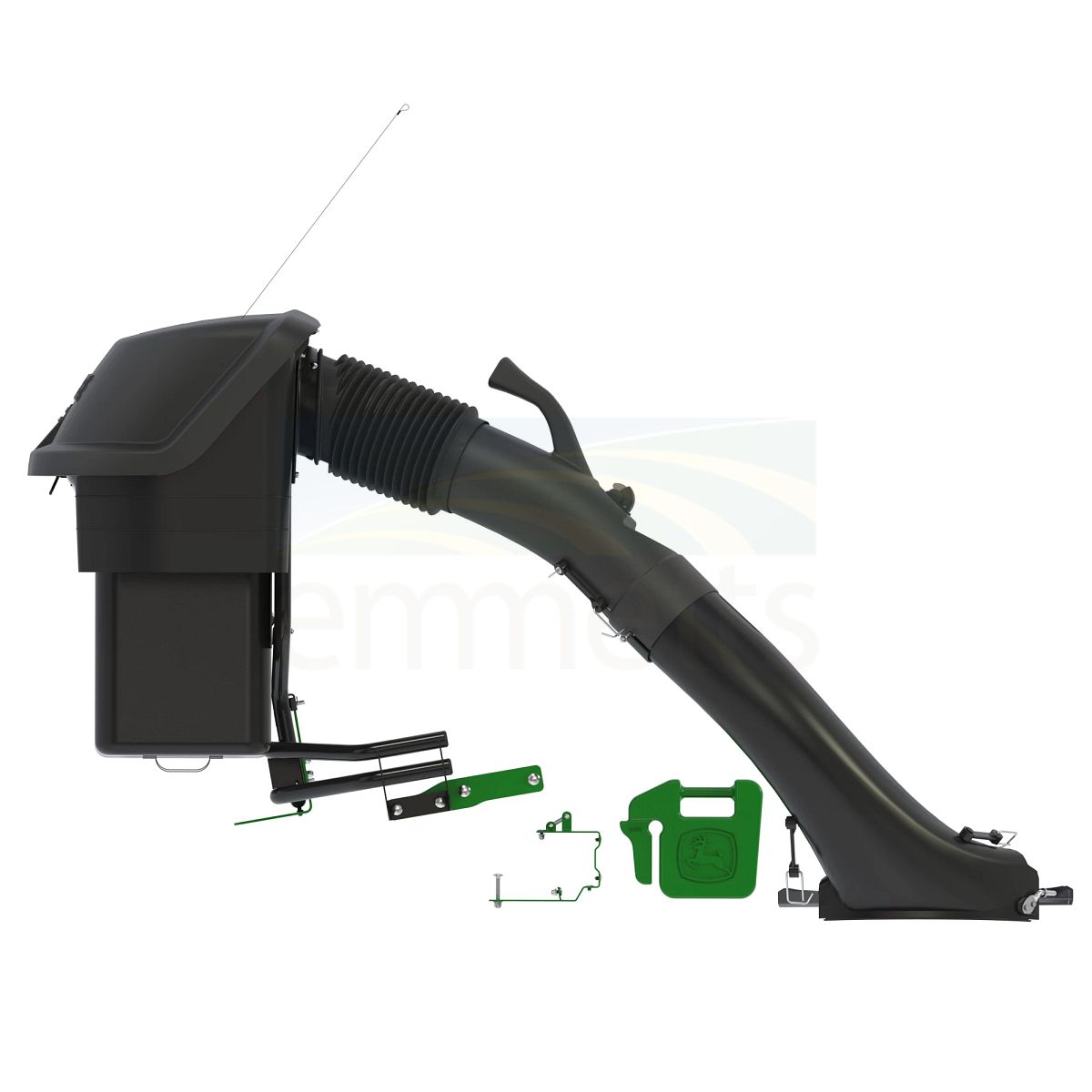 Material Collection Hopper Assembly 2 Bag 6.5 Bushel for Z235 BM24286