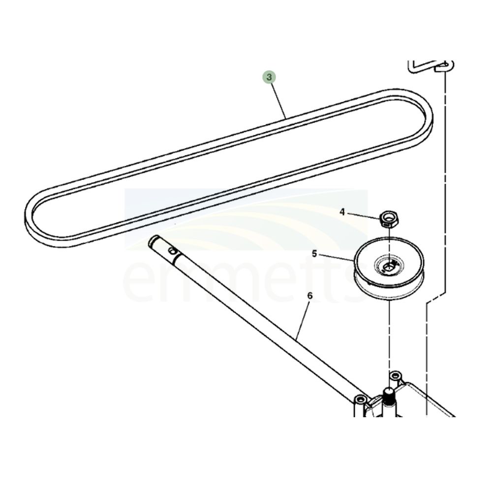 John deere d170 drive belt cheap