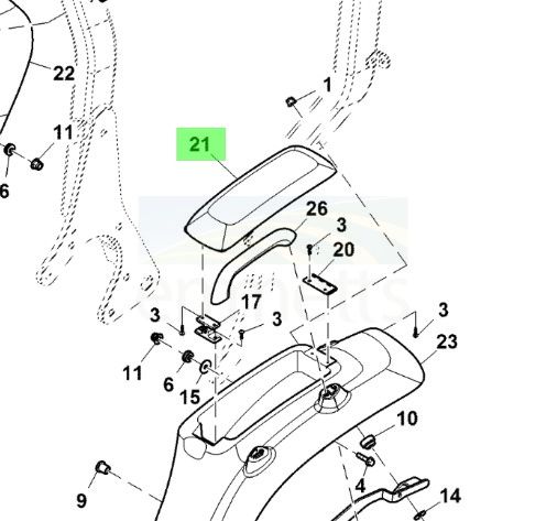 Fender Toolbox Lid LVU17484