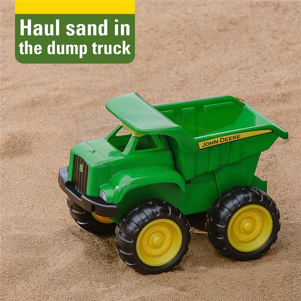 15cm John Deere Big Scoop Sand Pit Vehicles 2 Pack; Dump Truck and Tractor with Loader 35874