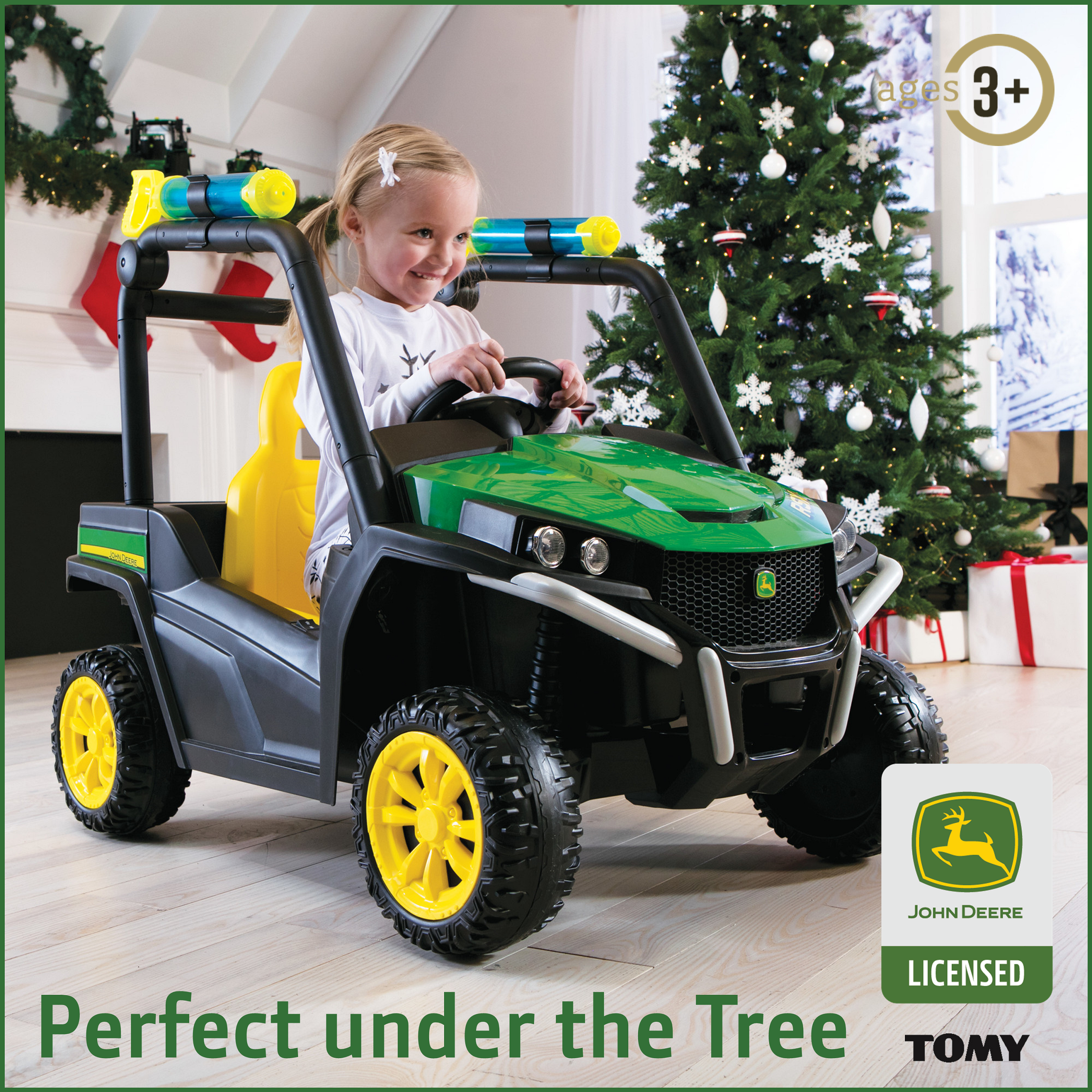 John Deere 6V Battery Operated RSX Gator with Water Pistols 46402 Emmetts Shop