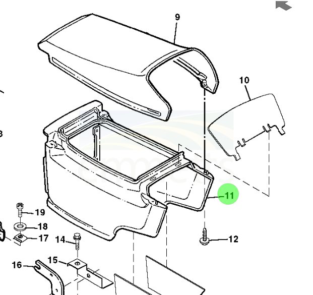 Front Hood Lower Panel AM132685
