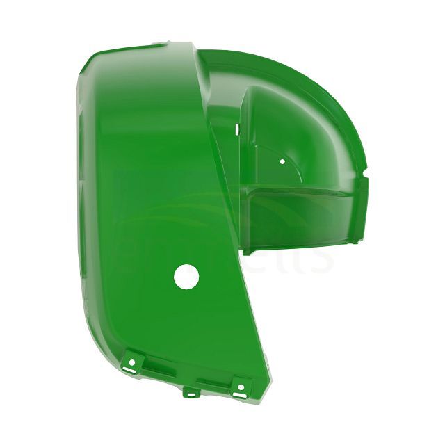 Green RH Front Fender with Label AM141064
