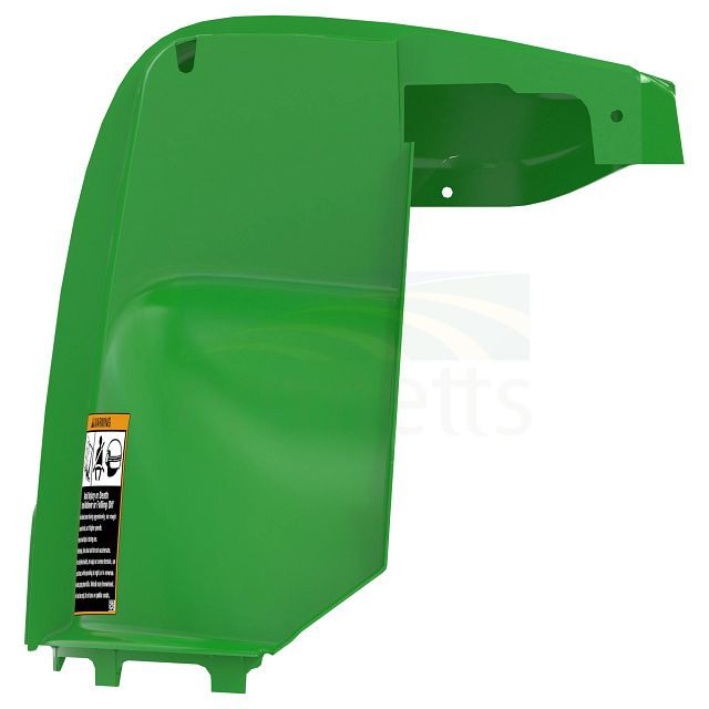 Green RH Front Fender with Label AM146233