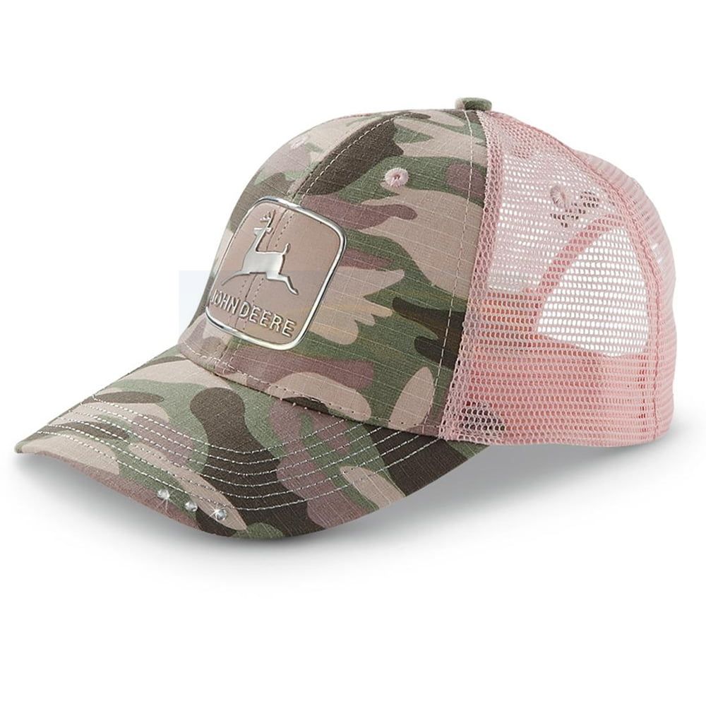 John Deere Pink Camo with Liquid Metal Badge Cap 23080073CP00