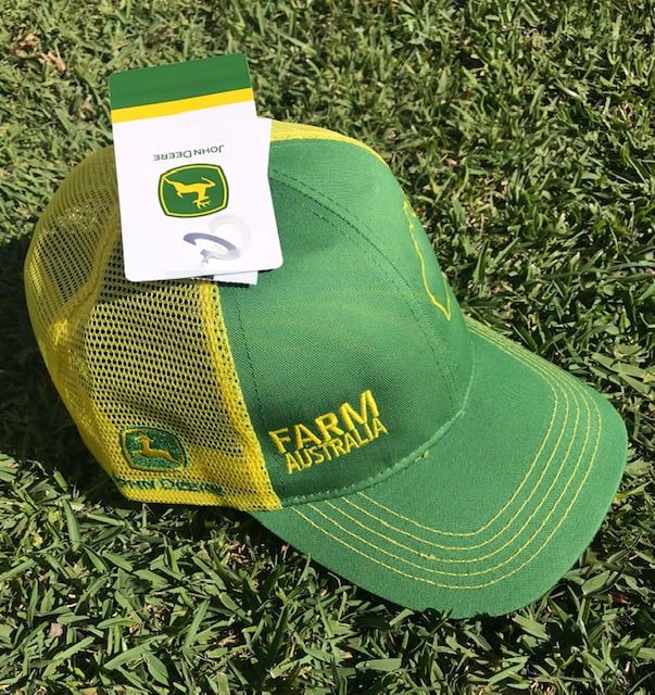 John Deere Green Yellow Farm Australia Country Pride Hat