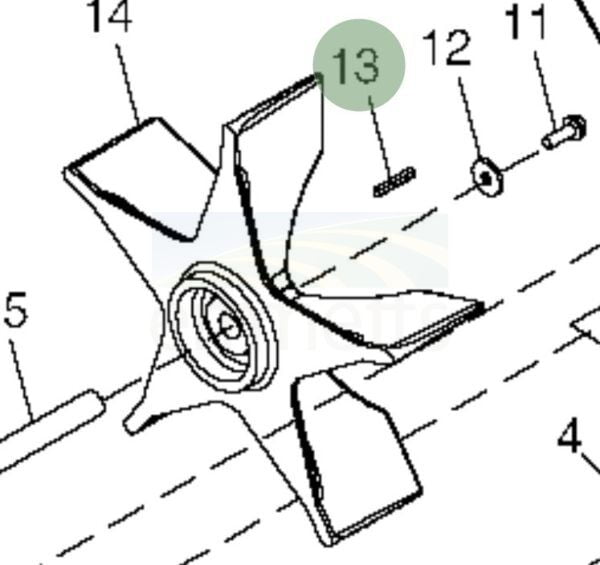 Shaft Key M133474 Emmetts Shop