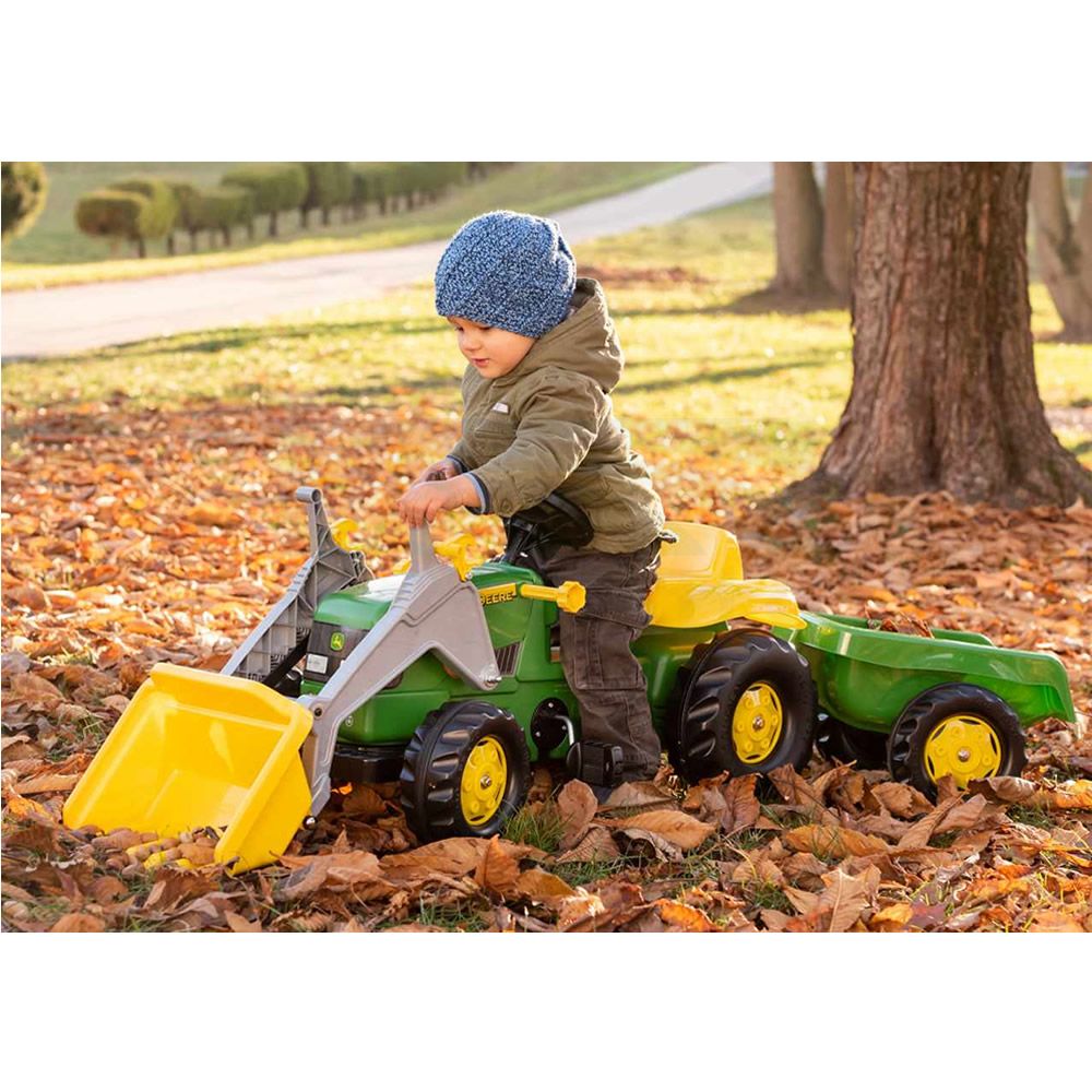 Rolly Kid John Deere Tractor with Trailer and Loader RT023110