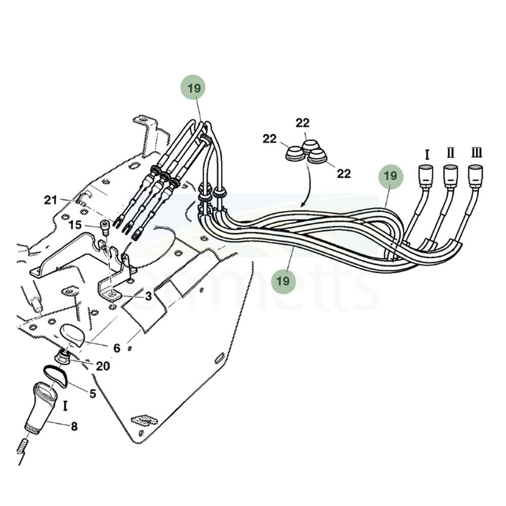 Push Pull Cable - Selective Control Valve Control Linkage SJ10516