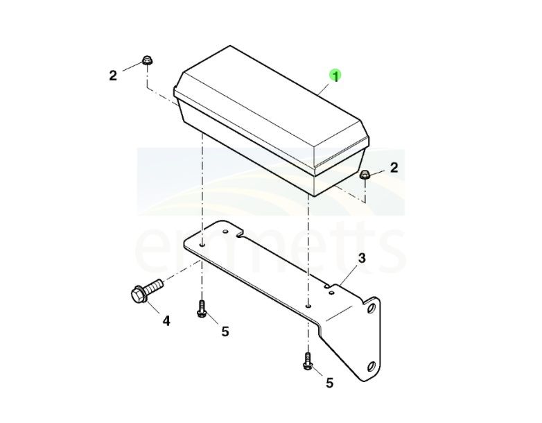 John Deere Toolbox Without Handle SU34006