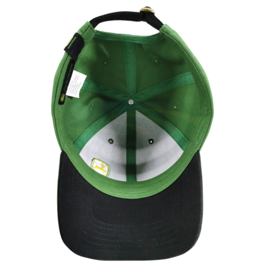 John Deere Offset Trademark Green Cap JOH435.GN