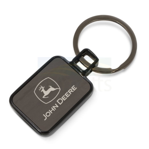 John Deere Gunmetal Key Chain with Gift Box JOH441