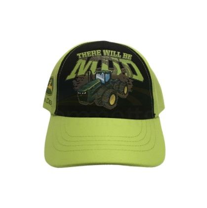 John Deere Lime Green Toddler Mud Cap JOH475