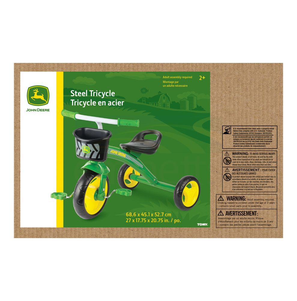 John Deere Green Steel Tricycle 46790 Emmetts Shop