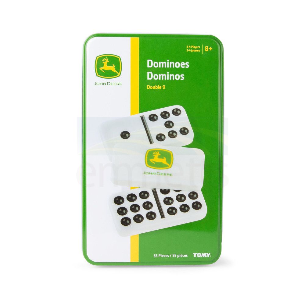 John Deere Dominoes in Metal Tin 47284
