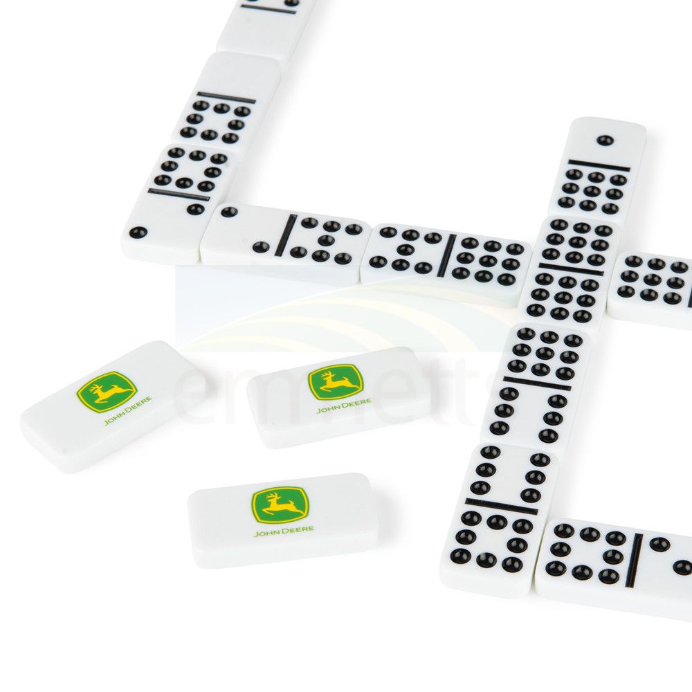 John Deere Dominoes in Metal Tin 47284