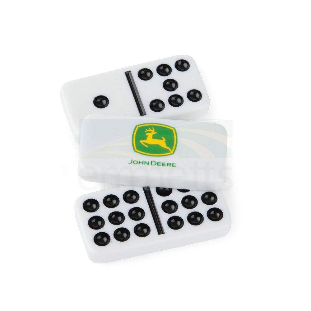 John Deere Dominoes in Metal Tin 47284