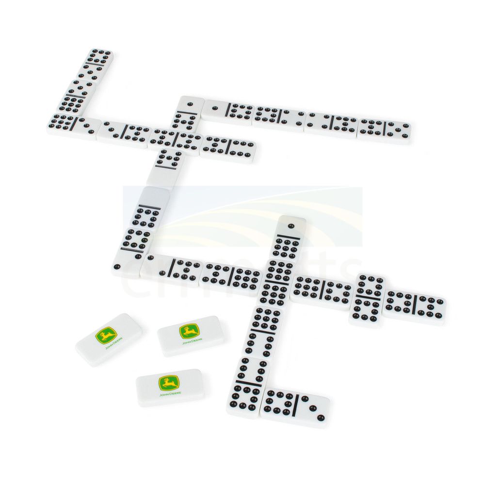 John Deere Dominoes in Metal Tin 47284