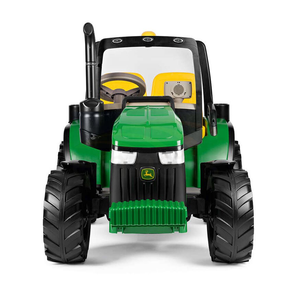John Deere Peg Perego 12V Dual Force Tractor Ride On (2 Seater) IGOD0550