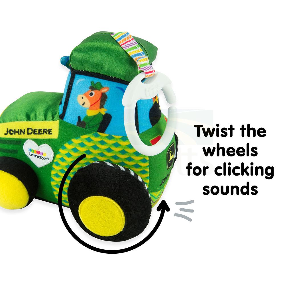 John Deere Lamaze Clip & Go Tractor L27411
