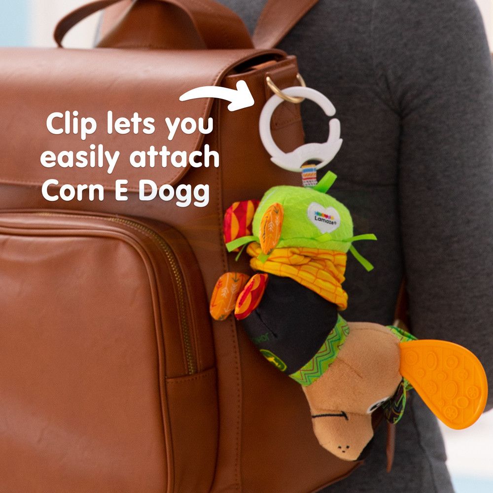John Deere Lamaze Corn E Dogg Clip & Go L27418