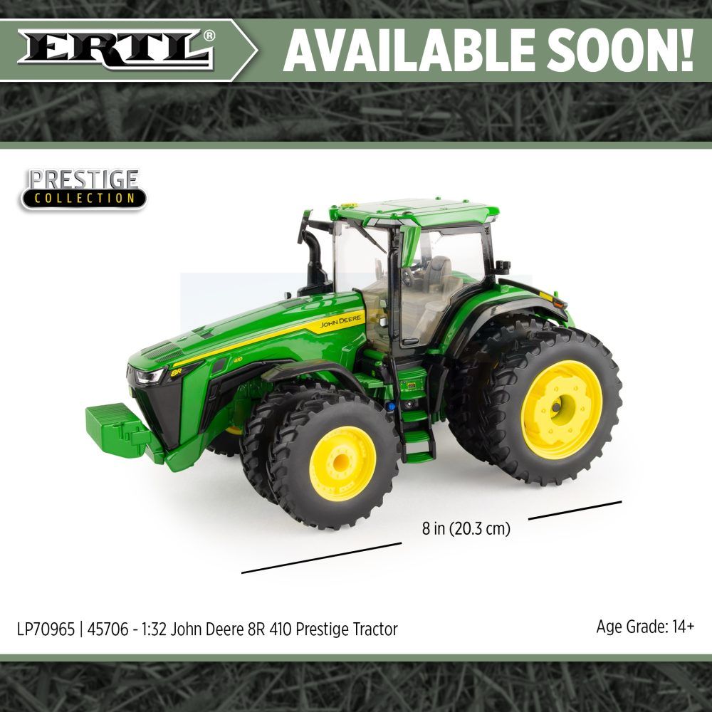 1:32 John Deere 8R 410 Tractor 45706