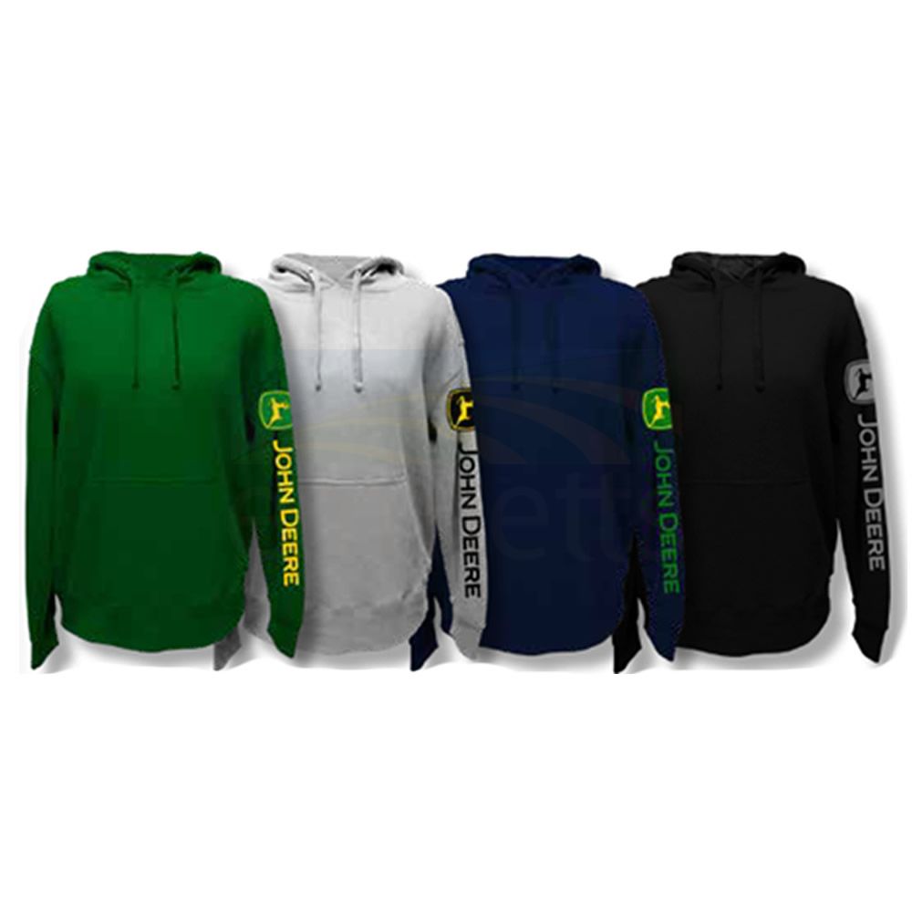 John Deere Men's Fleece Hoodie with Arm Logo 13021942