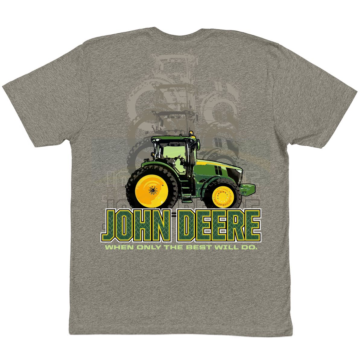 John Deere Men's Sage Black "When Only The Best Will Do" T-Shirt 13282124SB