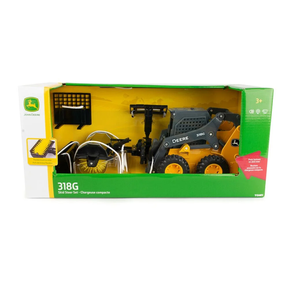 1:16 Big Farm John Deere 318G Skid Steer Set 47324