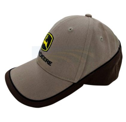 John Deere Contrast Beige & Brown Cap - JOH463.BG&BN