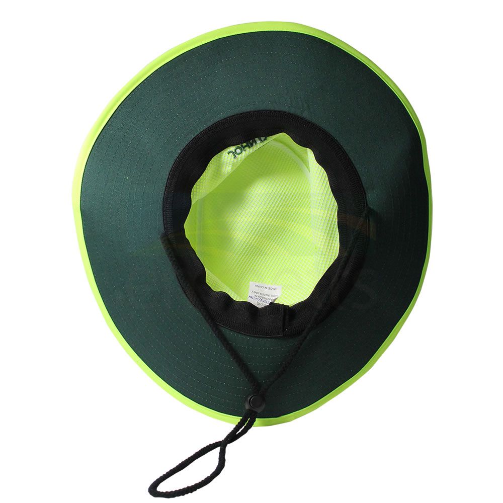 John Deere High Visibility Safety Broad Brim Hat JOH244