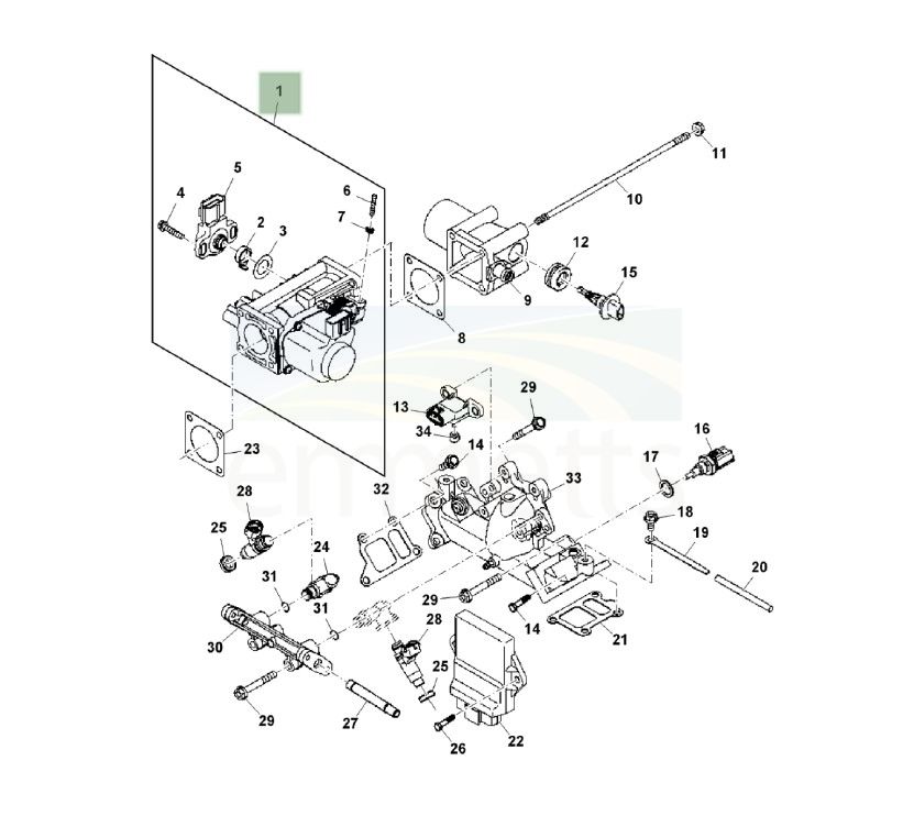 Throttle Assembly Kit MIA12648