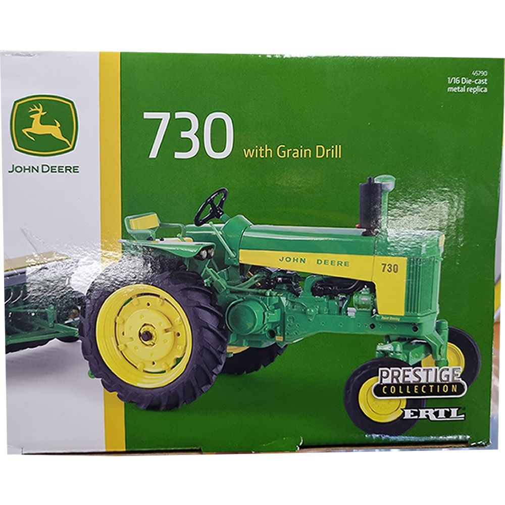 1:16 John Deere 730 Prestige Tractor with Grain Drill 45790